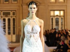 Poesía, alta costura y femineidad en el desfile de Claudia Arce